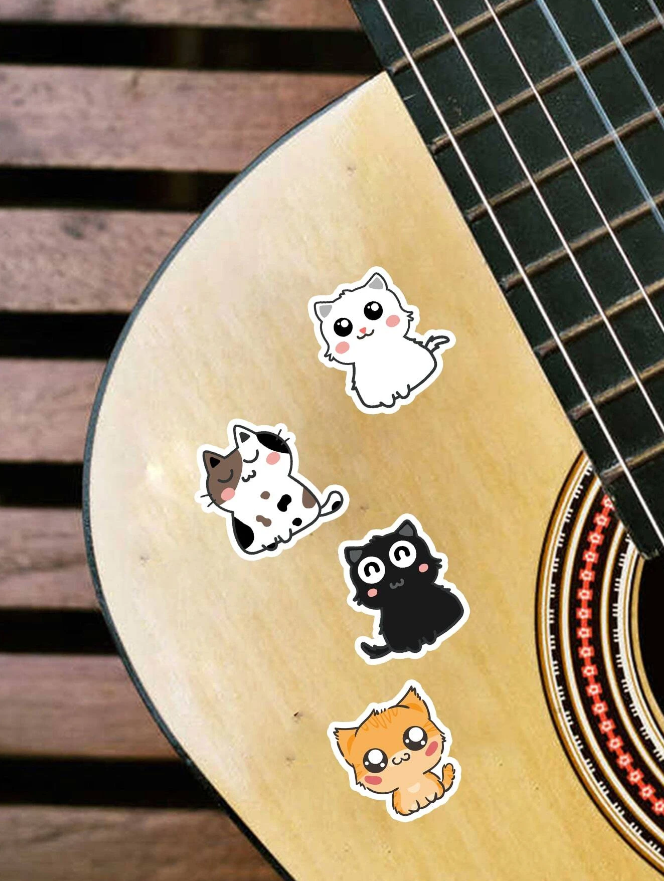 Set de Pegatinas de Gatos Adorables-6