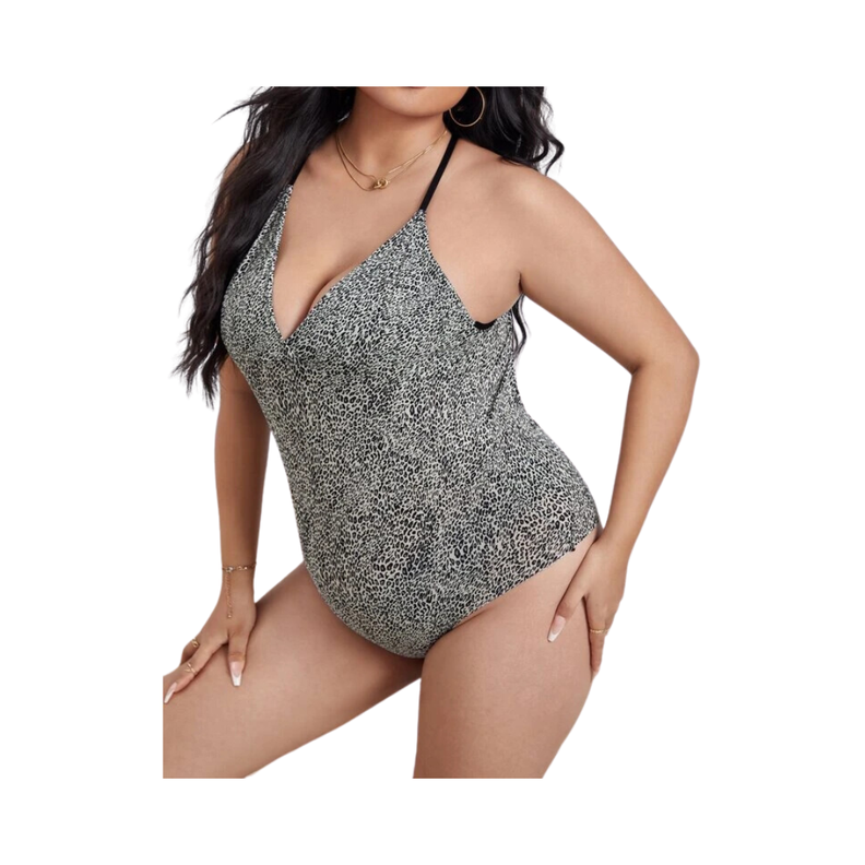Body Estampado Integral con Diseño Cruzado -0