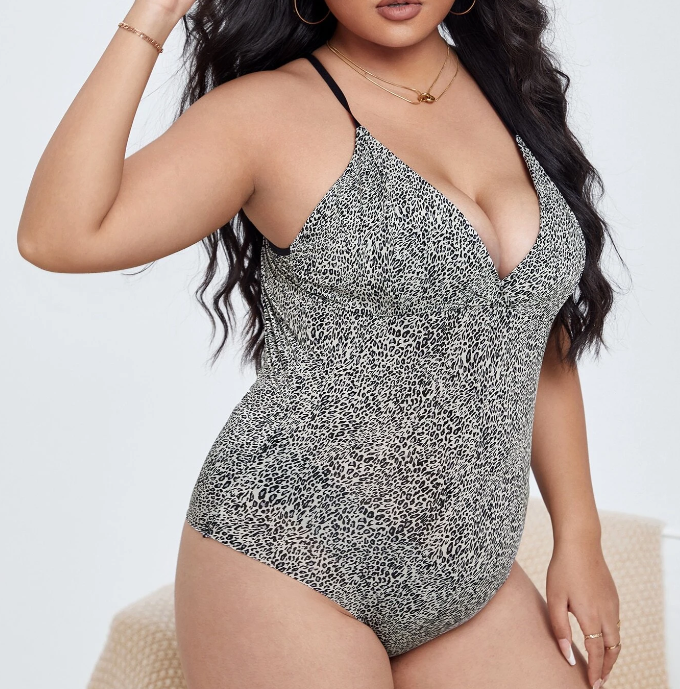 Body Estampado Integral con Diseño Cruzado -3