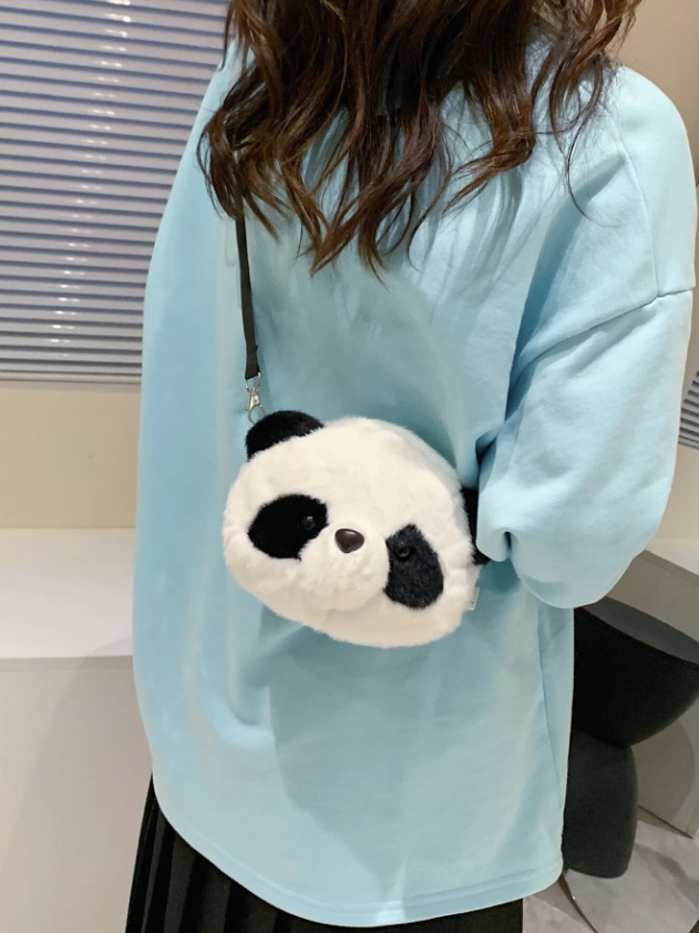 Bolso Mini de Panda Estilo Preppy-5