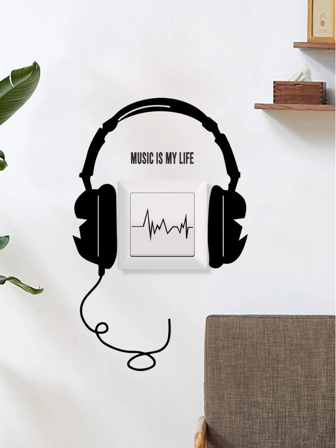 Adhesivo Decorativo "Music Is My Life"-3