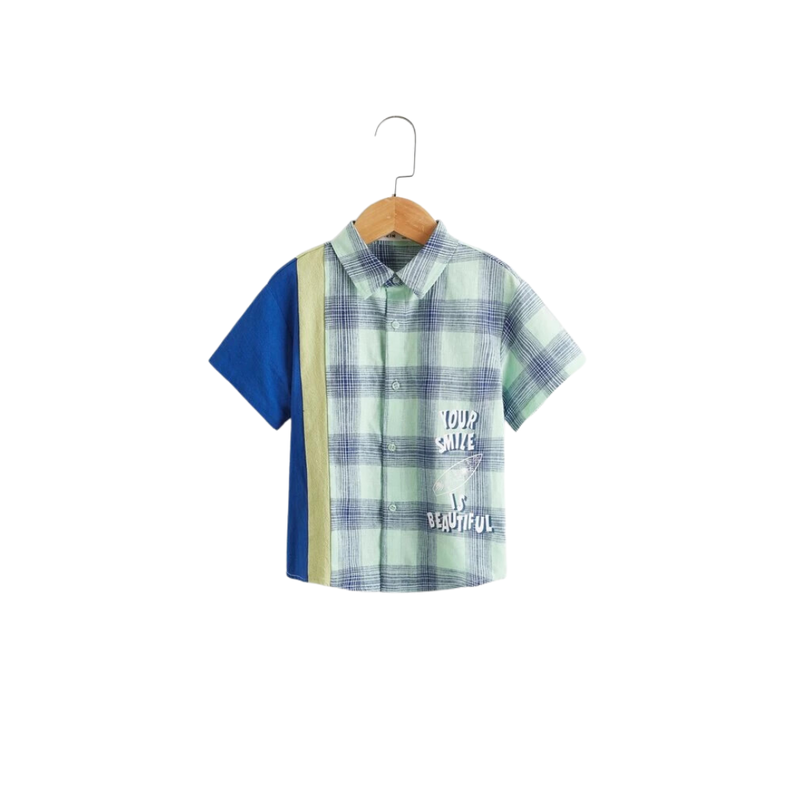 Camisa Casual Multicolor para Niños-0