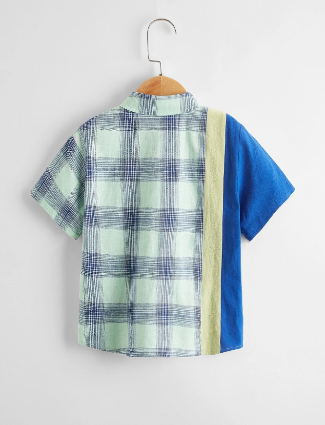 Camisa Casual Multicolor para Niños-2