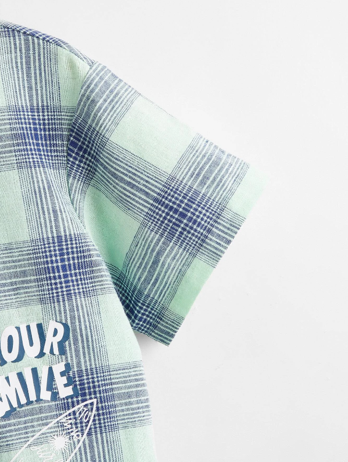 Camisa Casual Multicolor para Niños-3