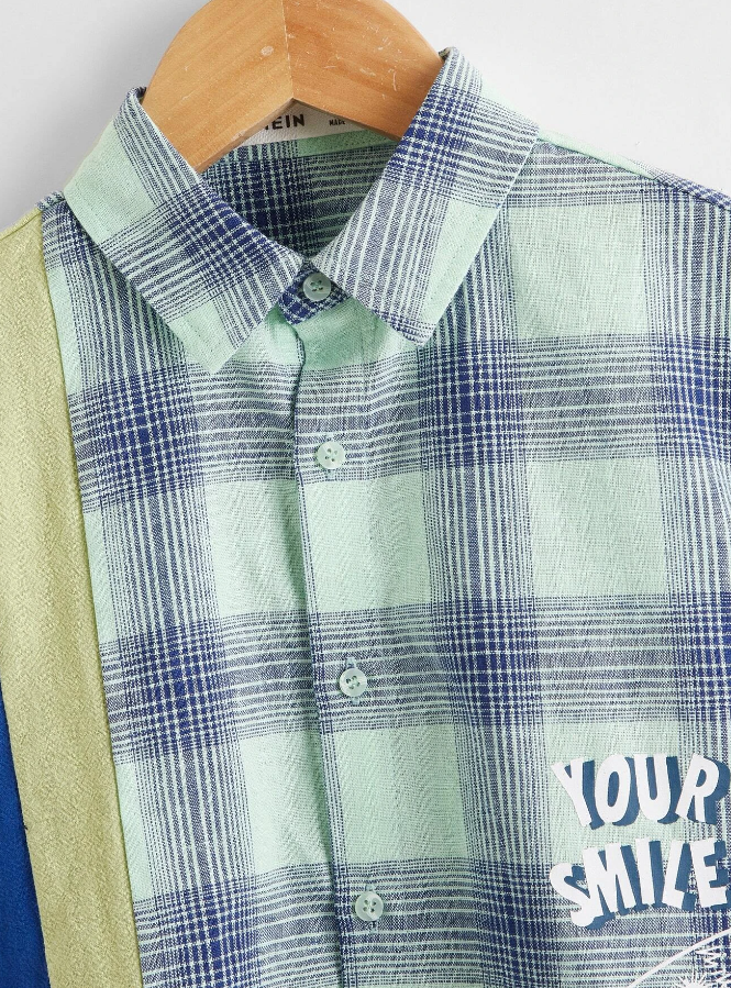 Camisa Casual Multicolor para Niños-4