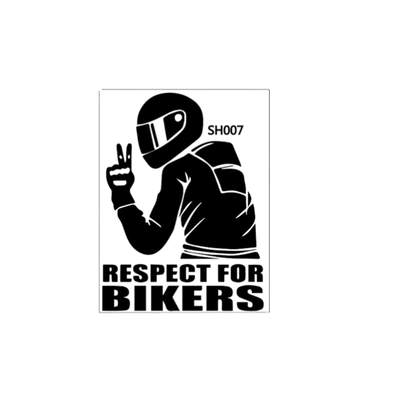 Adhesivo Decorativo "Respect for Bikers"-0