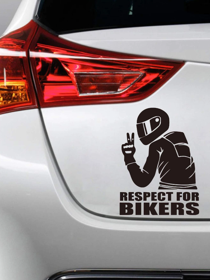 Adhesivo Decorativo "Respect for Bikers"-2