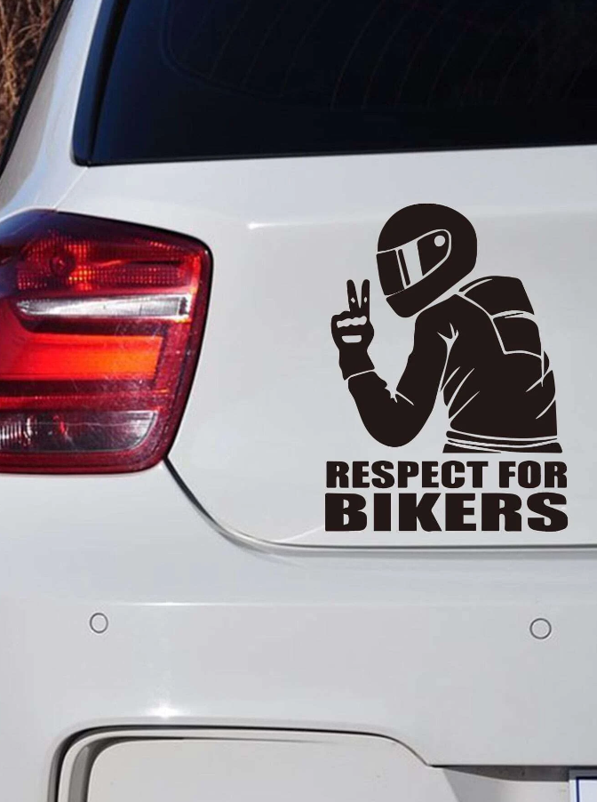Adhesivo Decorativo "Respect for Bikers"-3