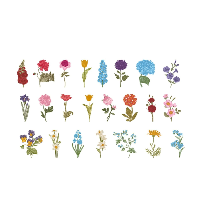 Stickers Adhesivos Decorativos Florales-0