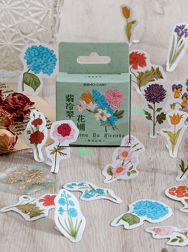 Stickers Adhesivos Decorativos Florales-1