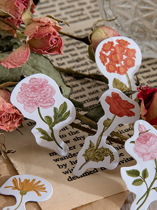 Stickers Adhesivos Decorativos Florales-2