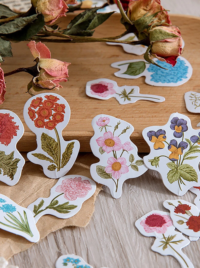 Stickers Adhesivos Decorativos Florales-3