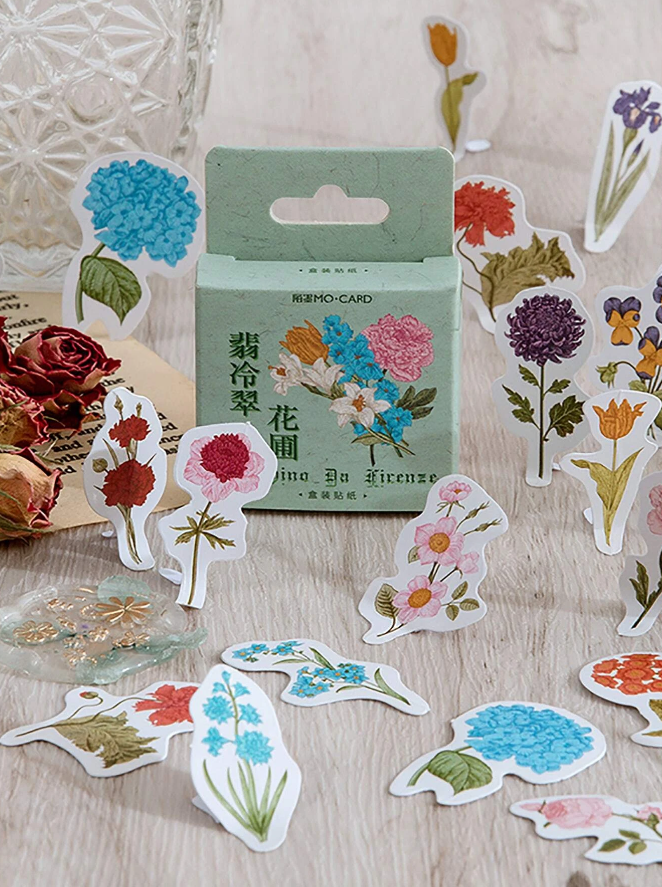 Stickers Adhesivos Decorativos Florales-5