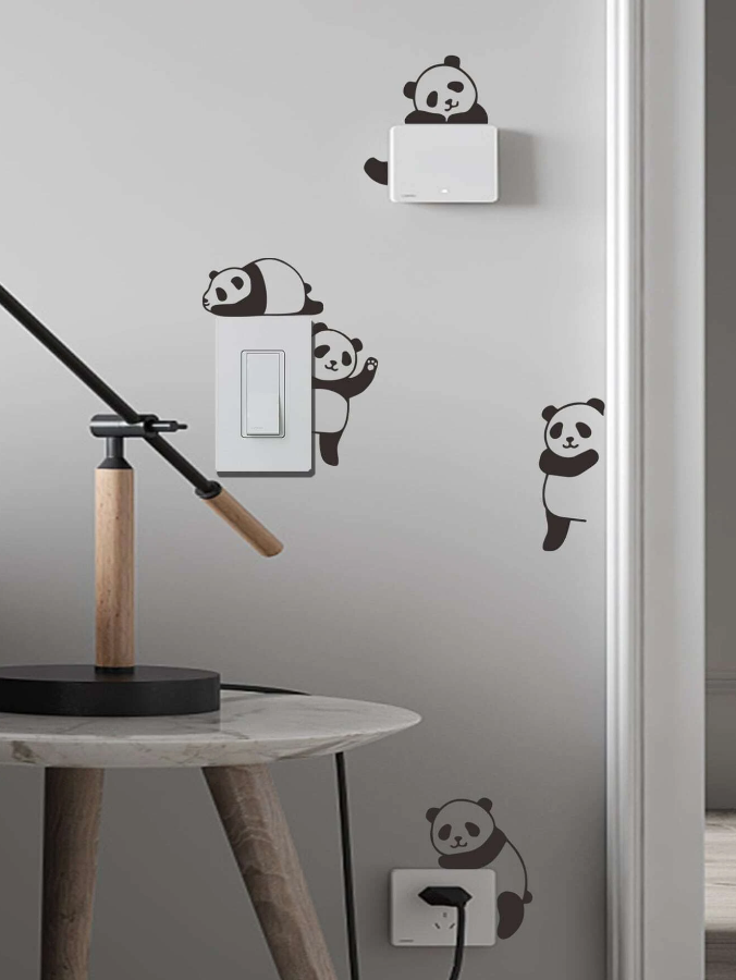 Adhesivo Decorativo "Pandas para Interruptores"-4