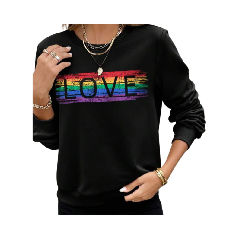 Sudadera con Estampado "LOVE"-0