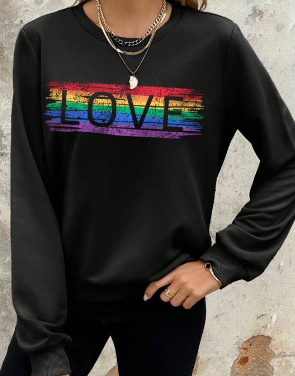 Sudadera con Estampado "LOVE"-4