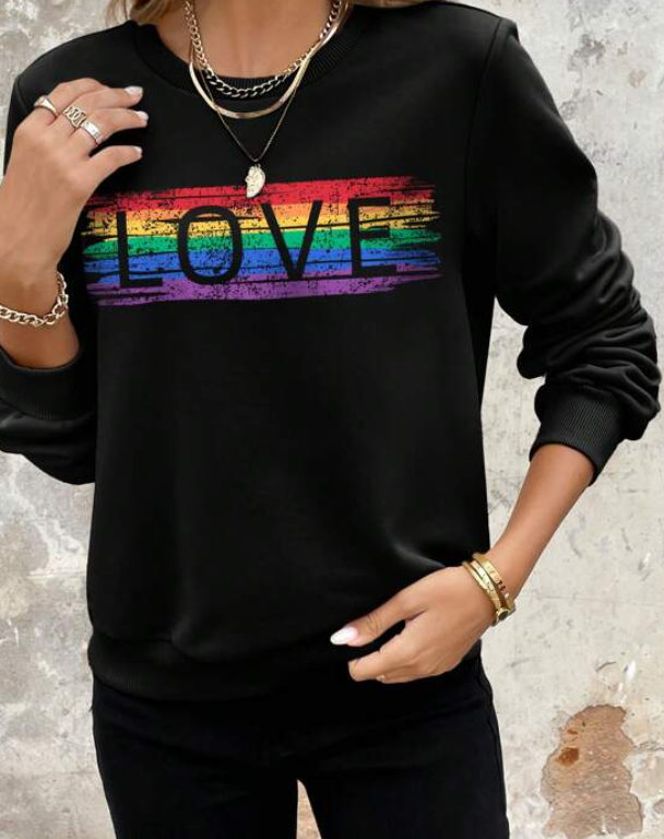 Sudadera con Estampado "LOVE"-5