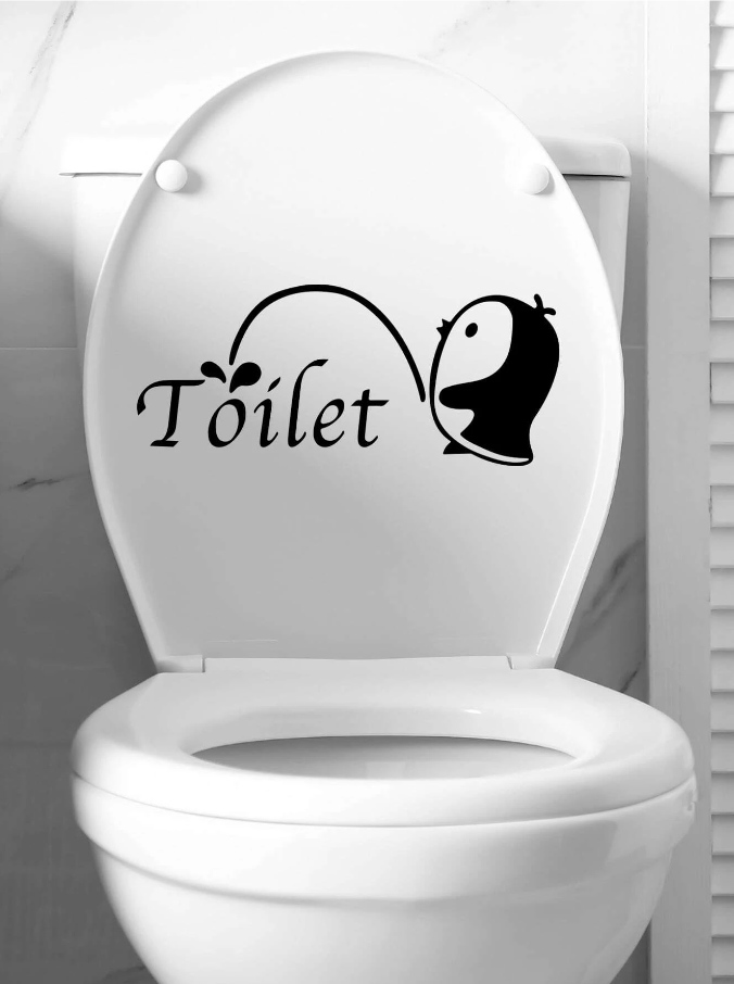 Adhesivo Decorativo para Tapa de Inodoro-2