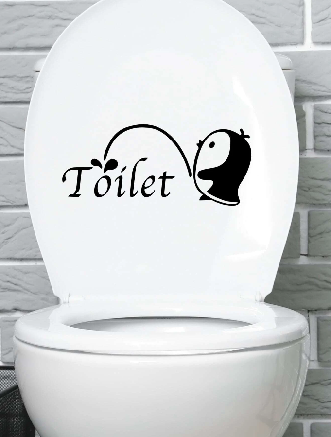 Adhesivo Decorativo para Tapa de Inodoro-6