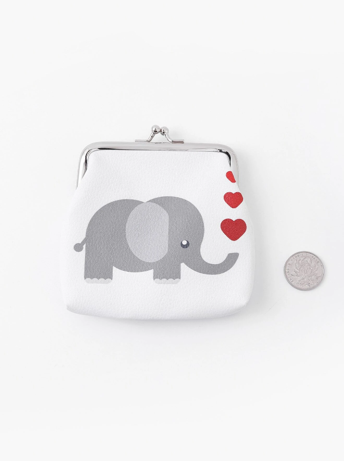 Monedero con Estampado de Elefante -0