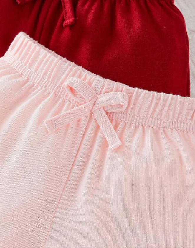 Set de 3 Shorts Lazos para Niñas-3