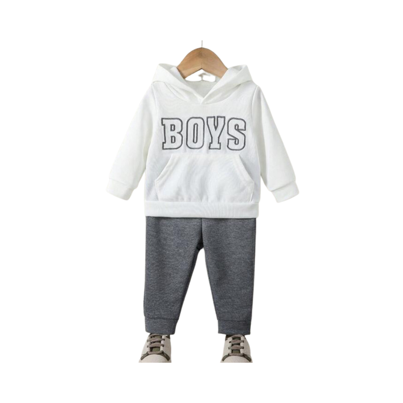 Conjunto de Sudadera y Pantalones Deportivos "BOYS"-0