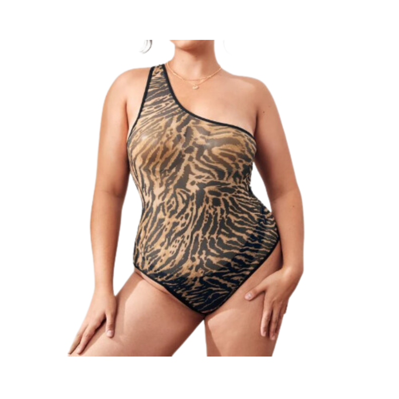 Body Multicolor de Estilo Salvaje - Talla 3XL Cafe Degradado XXXL