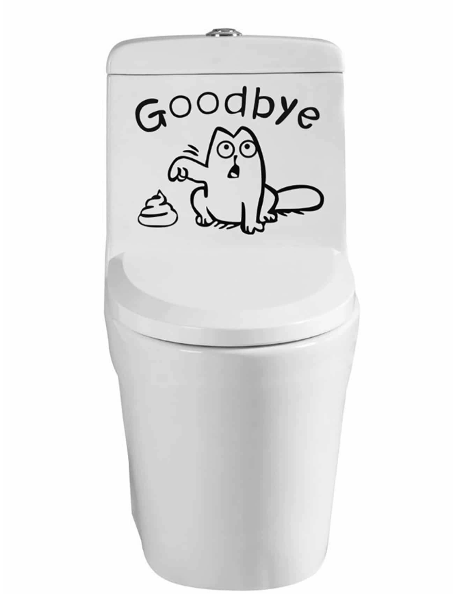 Adhesivo Decorativo "Goodbye" para Baño-0