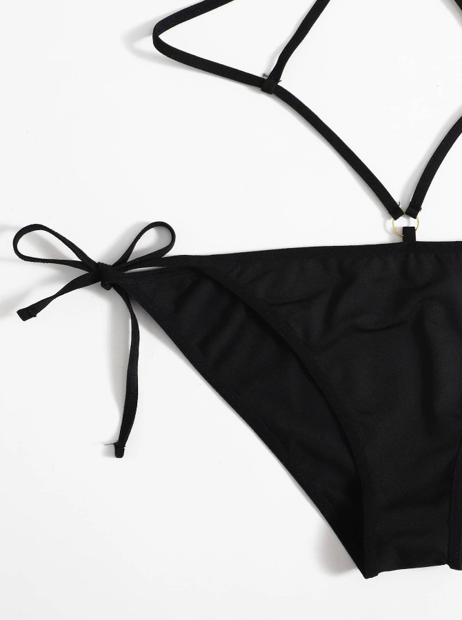 Body Negro con Detalles de Anilla-5