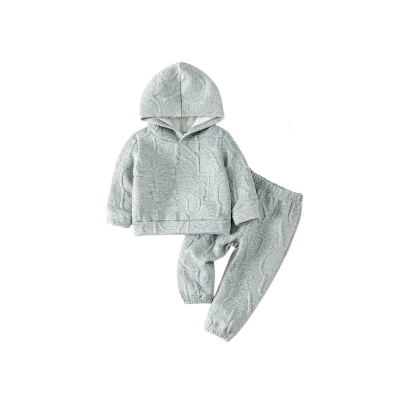 Conjunto de Chicos con Sudadera y Pantalones Deportivos-0
