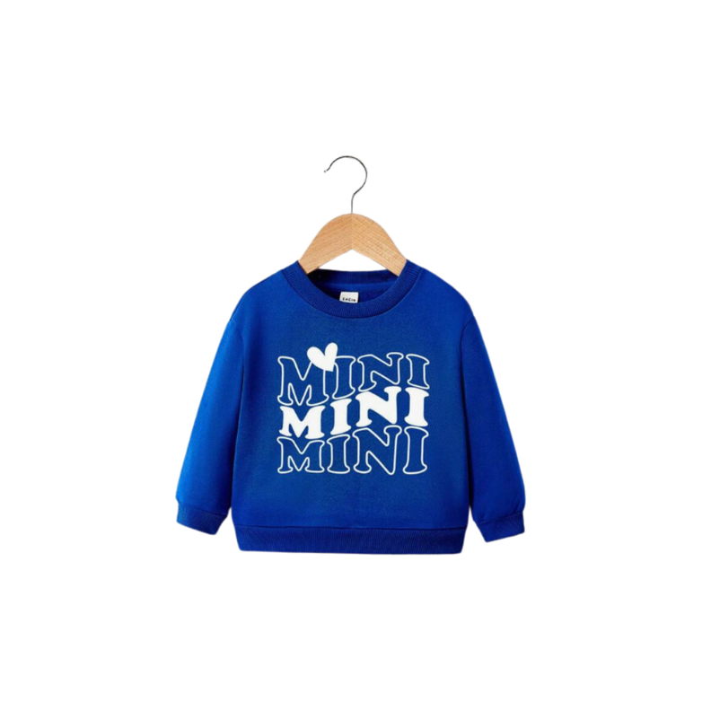 Sudadera Azul con Estampado 'MINI'-0