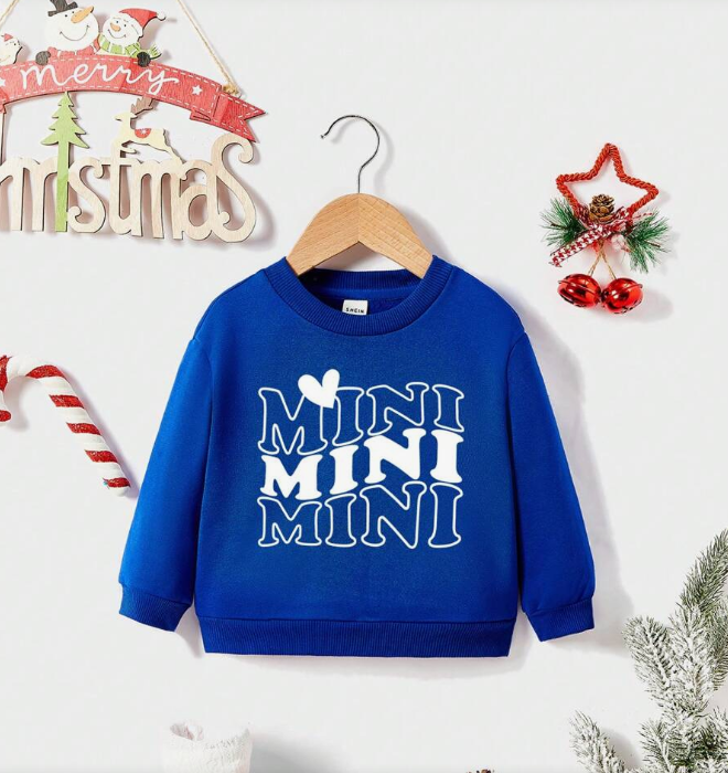Sudadera Azul con Estampado 'MINI'-1