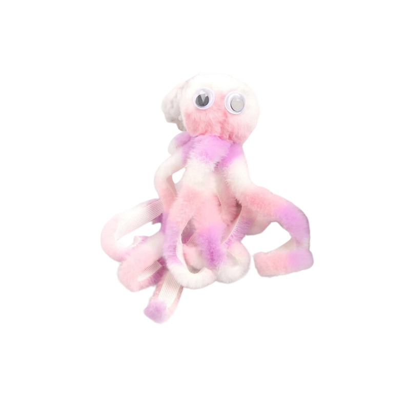 Llavero Pulpo de Peluche Multicolor-1
