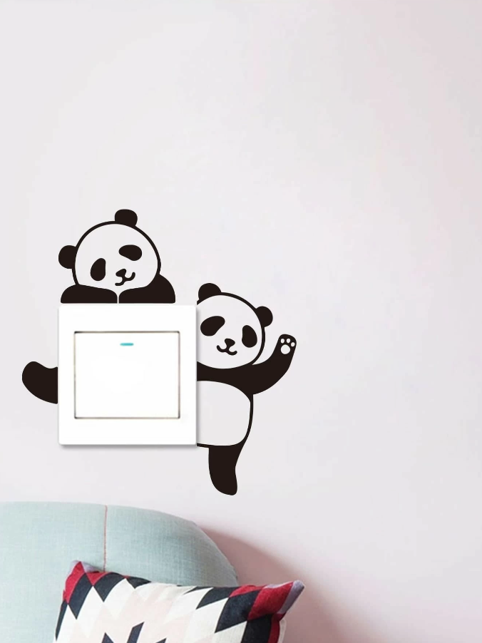 Adhesivo Decorativo "Osos Panda"-5