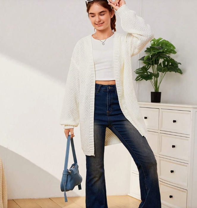 🧶 Chaleco Largo de Punto – Estilo y Comodidad para el Día a Día-1