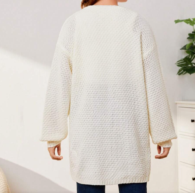 🧶 Chaleco Largo de Punto – Estilo y Comodidad para el Día a Día-2
