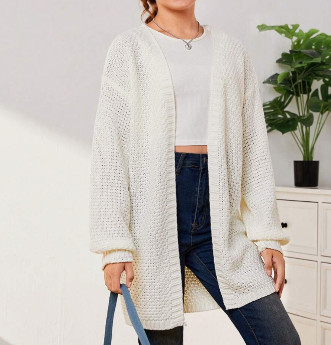 🧶 Chaleco Largo de Punto – Estilo y Comodidad para el Día a Día-3