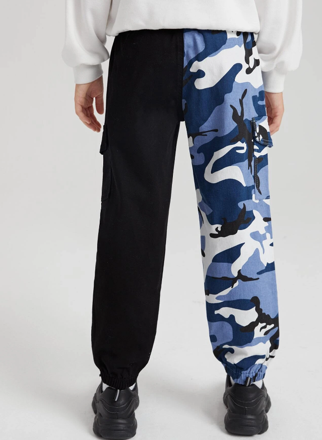 Pantalón Camuflaje de Mezclilla para Niños-2