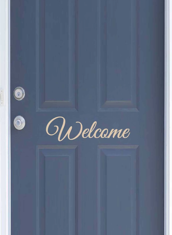 Adhesivo Decorativo "Welcome"-0