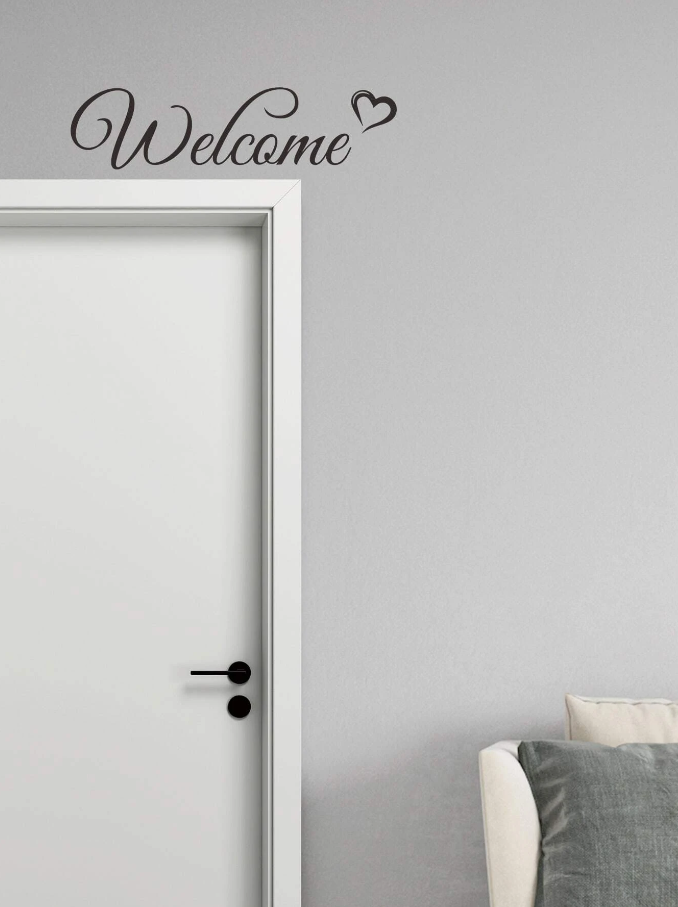 Adhesivo Decorativo "Welcome"-2