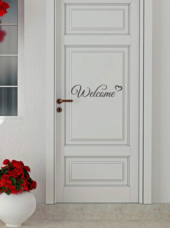 Adhesivo Decorativo "Welcome"-4