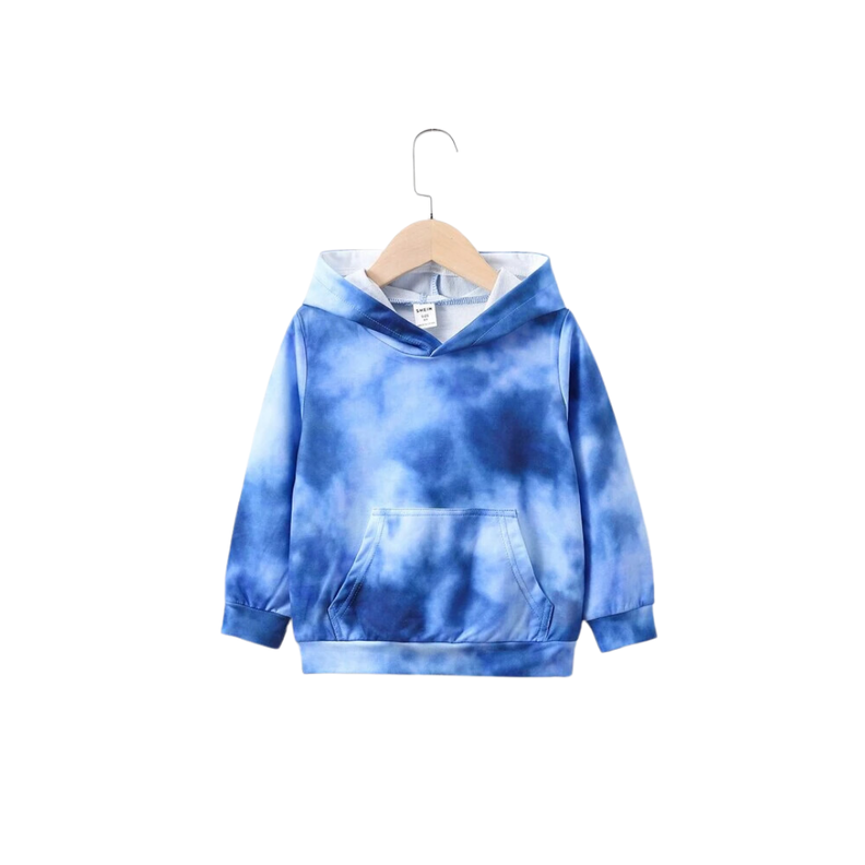 Sudadera Azul Tie-Dye para Niños-0
