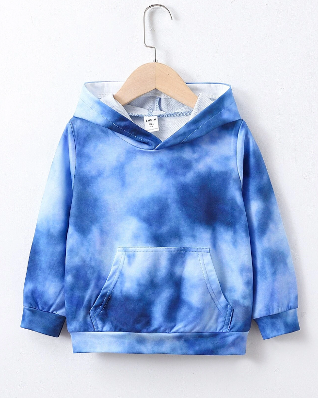 Sudadera Azul Tie-Dye para Niños-1