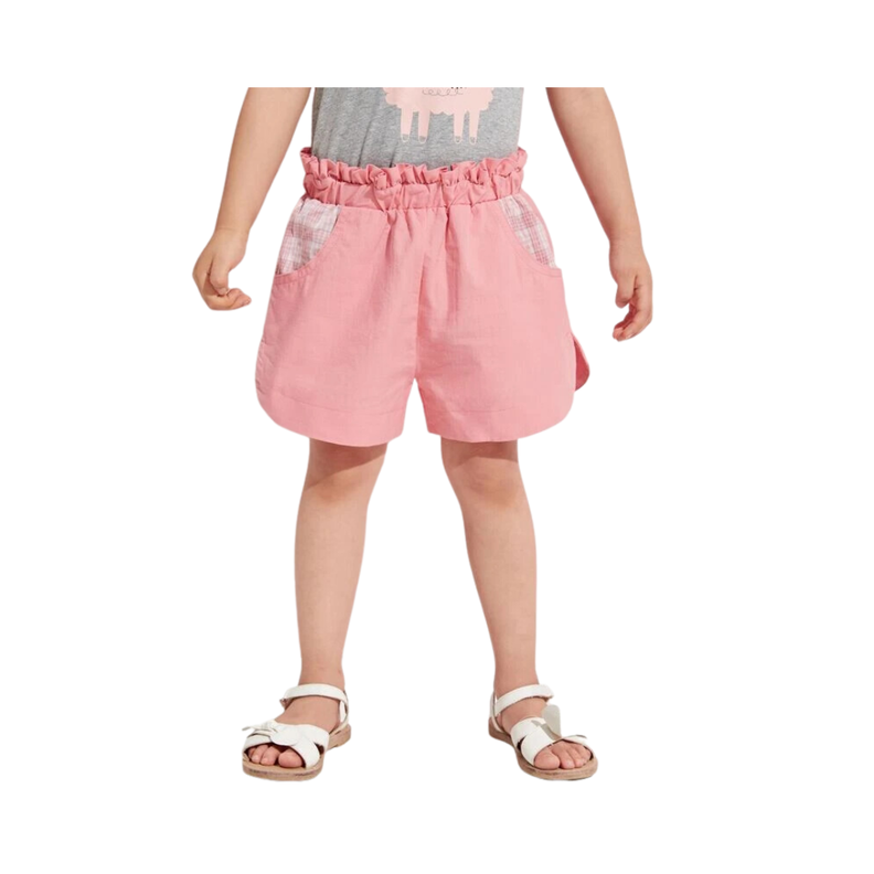 Short Rosa Pálido con Bolsillos - Talla 4 años
