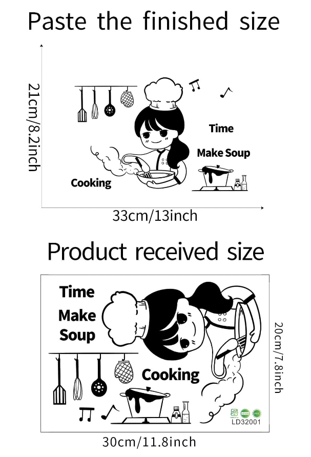 Pegatina Decorativa de Cocina "Cooking Time"-1