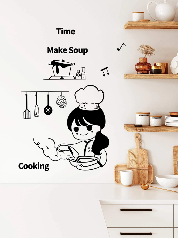 Pegatina Decorativa de Cocina "Cooking Time"-2