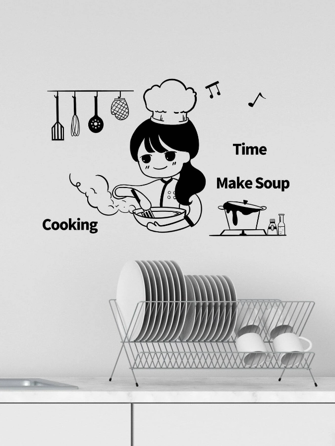 Pegatina Decorativa de Cocina "Cooking Time"-3