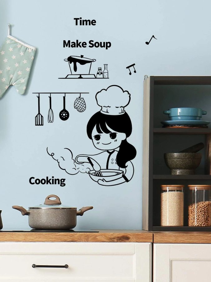 Pegatina Decorativa de Cocina "Cooking Time"-4