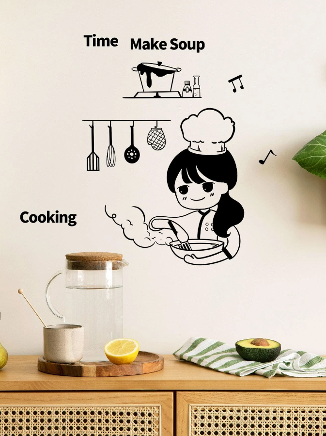 Pegatina Decorativa de Cocina "Cooking Time"-5