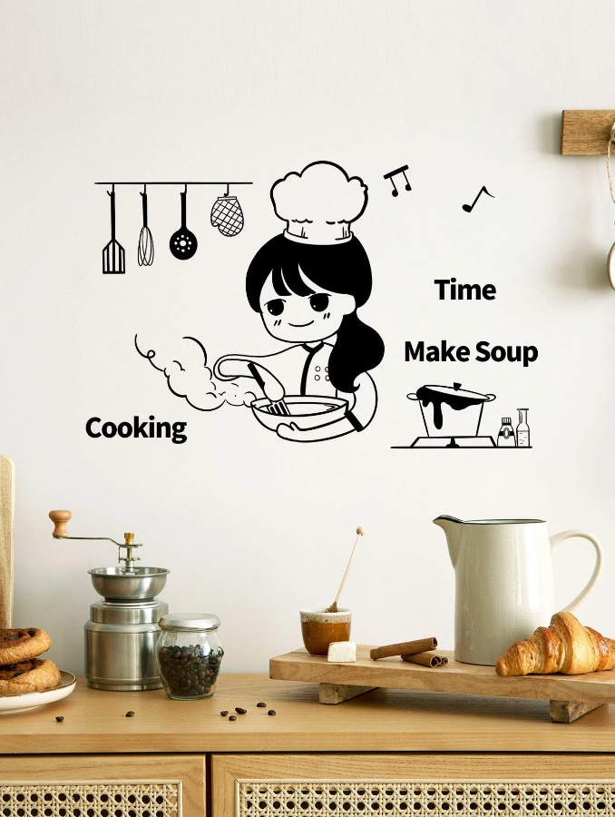 Pegatina Decorativa de Cocina "Cooking Time"-6